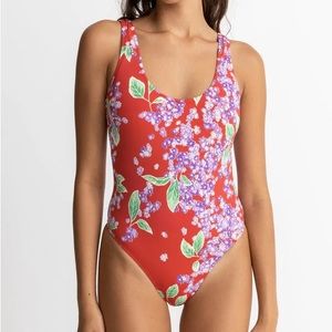 Rhythm Isle Floral scoop neck one piece